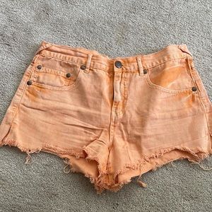FREE PEOPLE DENIM SHORTS